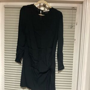Reformation Black Long Sleeve Dress